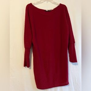 Voins Sweater Women’s Dress, Dark Red NWT Size Medium